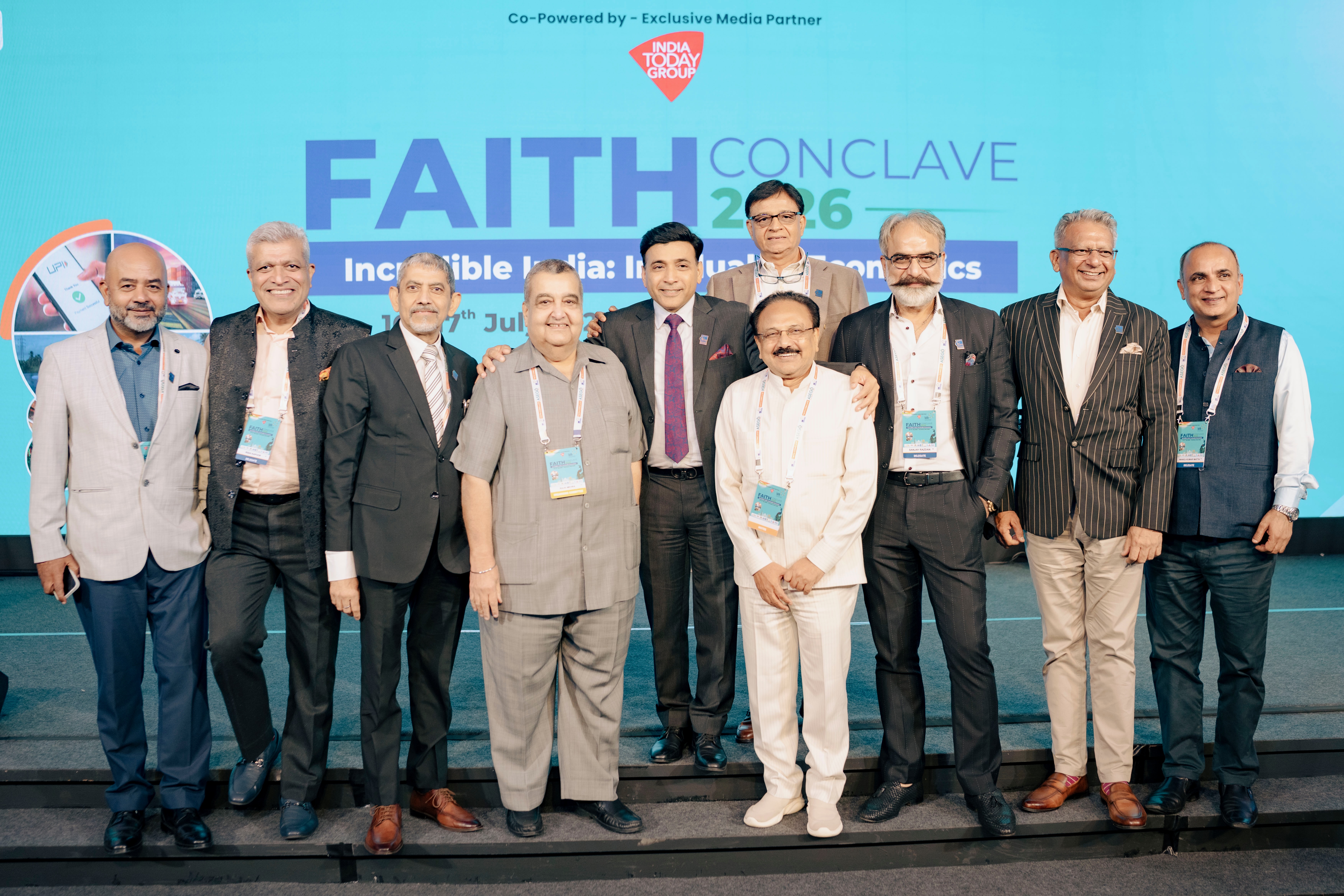 Industry delegates on stage at the FAITH Conclave