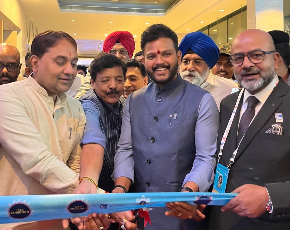 Sunil Mishra alongside industry and government representatives at a ribbon-cutting ceremony